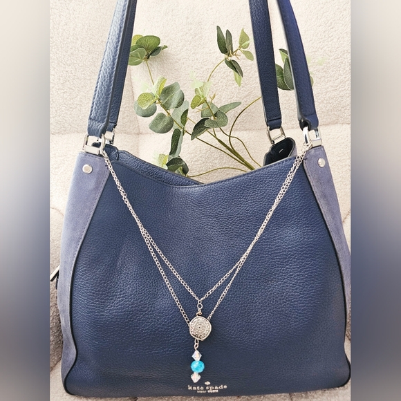 Kate Spade Suede & Leather Bag - Picture 5 of 10